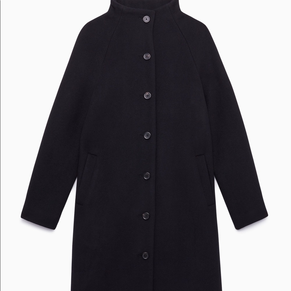 Wilfred Black Pea Coat
